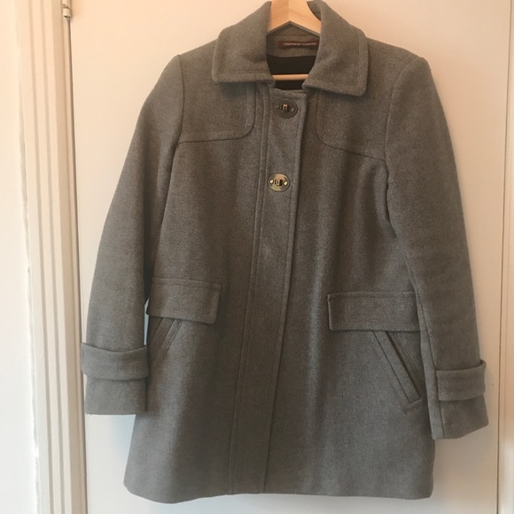 Wool Jacket with removable fur collar S - Picture 2 of 4